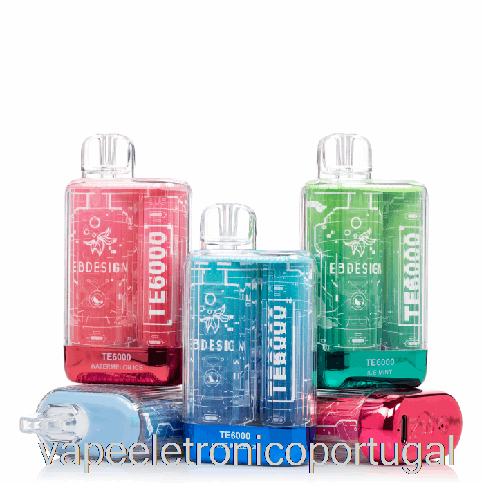Vape Eletrônico Eb Te6000 Descartável Transparente